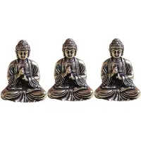Exogio 3X Buddha Statue Bronze Buddha Statue Chinese Buddhism Pure Copper Bronze Sakyamuni Buddha Statue