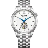 Citizen 50m vattentät Automatisk Stålarmband 40mm herrklocka vit urtavla NH9131-73A vit