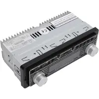 Koogeelife Bilstereo Bakgrundsbelyst LED-display MP3-spelare Dubbla USB-portar Bluetooth 5.0 Handsfree-samtal Bilstereo