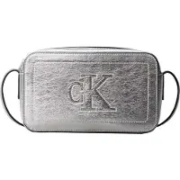 Calvin Klein Metallic Monogram Crossbody Camera Bag