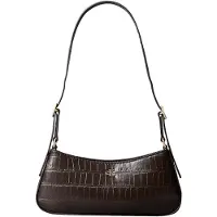 Calvin Klein Monogram Crocodile Shoulder Bag