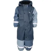 Lindberg Kids' Fagerhult Rain Baby Overall Fleece Iron Blue/Blue
