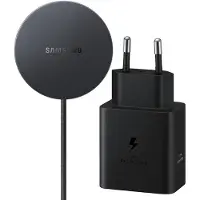 Samsung Trådlös magnetladdare och 45W USB-C-nätadapter EP-P2900TBEGWW - Svart