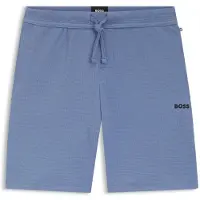 BOSS Herr Waffle Shorts i Ljus/Pastellblå