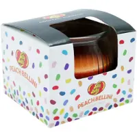 Jelly Belly Peach Bellini Doftljus I Glas - 85 g
