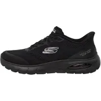 SKECHERS Låg sneaker 'SKECH-AIR SUMMITS' svart / vit
