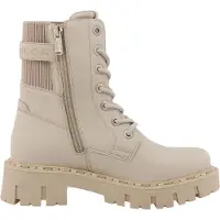 Tom Tailor Stövlett med snörning beige