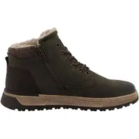 Tom Tailor Boots med snörning mörkbrun / oliv