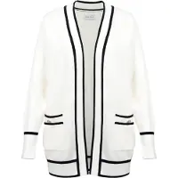Anna field Kofta svart / vit