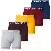 Nike Underwear Boxershorts mörkblå / honung / grå / röd / vinröd