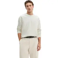 Marc O'Polo Marc O'Poo Heavy ongseeve T-shirt Siky White Off-White Vit Storek