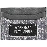 John Hatter & Co Work Hard Play Harder Plånbok