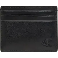 Calvin Klein Suede Monogram Card Holder