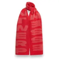 Essentiel Antwerp för kvinnor. KRISIS Foulard Krisis Logo röd (OSFA), Casual, Ull