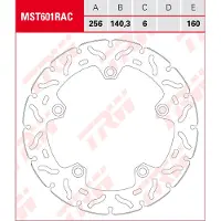 TRW Bromsskivor Racing, bak, typgodkännande MST601RAC FAST