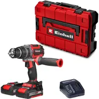 Einhell TP-CD 18/70 Li-i BL (2x2,0Ah) 2-växel-Slagborrmaskin batteri inkl. laddare, inkl. 2x batterier