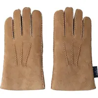 Hackett för män. HM0400133 Handskar i skinn Sherling Handstitch beige (XL), Casual, Klassisk, Hud, Taupe