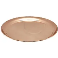 Genware Rund Serveringsbricka i Koppar 30cm