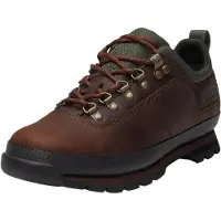 Timberland för män. TB0A443ZW011 Låga Euro Hiker-kängor i mörkbrunt (41), Hud, Karta, Nyckelband, Casual, Utomhus