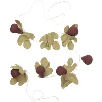 Ferm Living Bild Girlang - 220 cm - Mauve/Green - - One Size - Dekoration