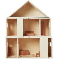 Ferm Living Dockhus - Toro - Natural - - One Size - Dockhus