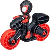 Marvel Spidey och hans fantastiska vänner 2,5" Miles med motorcykel figursats
