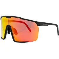 Horsefeathers Proton Matt Black Bike Solglasögon mirror red