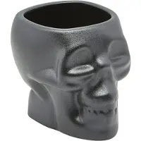 Genware Cast Iron Effect Skull Tiki Mugg 80 Cl / 28,15 Oz