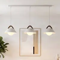 Luminex Hänglampa Funda , dimbar, Vitt / opal, Vardagsrum / matsal, Metall, Skandinavisk, Pendellampa