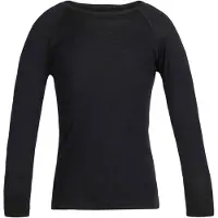 Icebreaker - Underställ barn - K Merino 200 Oasis LS Crewe Black för UnisexUll - Barnstorlek 4 år - Svart