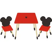 Arditex Mickey Mouse Set Lekbord Med Stolar Set