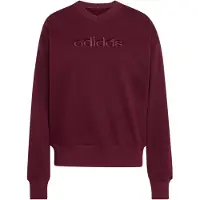 Adidas Seasonal Essentials Satin V-ringad Sweatshirt, storlek Small