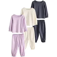 Next Pyjamas marinblå / syrén / röd / ullvit