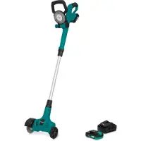 Vonroc Batteridriven ogräsborste 20V - teleskopskaft - stål- och nylonborste | inkl. 2x 2,0Ah batterier och snabbladdare