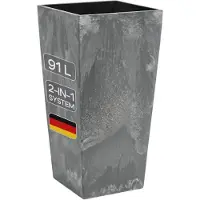 Prosperplast High Urbi Square Effect 91.5l 75x40x40 Cm Blomkruka