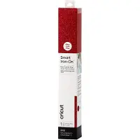 Cricut Smart Iron-On - Hantverksmaterial - 33 x 90 cm - röd - vinyl