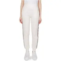 GUESS Sportbyxa 'Britney' beige / svart / off-white