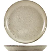 Genware Terra Porcelain Grey Coupe Tallrik 24 Cm