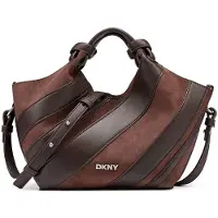 DKNY för kvinnor. R63EMM60 Liten brun väska Paula (OSFA), Casual, Polyuretan