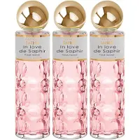 Saphir In Love 200ml Eau De Parfum 3 Enheter