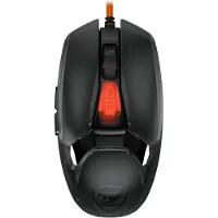 Cougar CGR-WONB-M487 Gaming-mus Sladd Optisk Svart 6 Knappar 20000 dpi