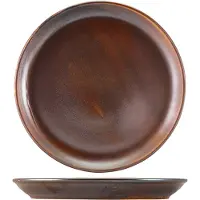 Genware Terra Porcelain Rustic Koppar Coupe-tallrik 27,5 Cm