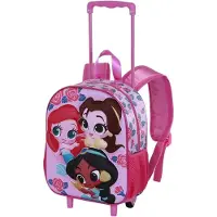 KARACTERMANIA Disney Princess Flowers 3d 34x26x13 Cm 11.50l Ryggsäck Med Hjul