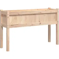 vidaXL Odlingslåda med ben 110x31x70 cm massivt douglasträ