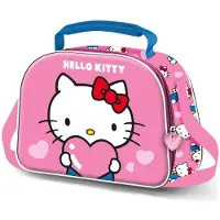 KARACTERMANIA Hello Kitty 3d Heart 20x26x10 Cm Lunchpåse