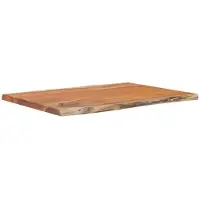 vidaXL Sidobord 50x40x2,5 cm massivt akaciaträ levande kant