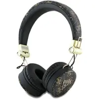 GUESS Bluetooth ENC GUBH70E4PTMK on-ear hörlurar svart/svart 4G Triangel Rund form