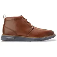 Cole Haan för män. C38686 Grand Remastered boots i äkta läder, brun (45), Hud, Karta, Nyckelband, Casual