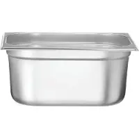 Hendi GN-behållare 1/2 höjd 150 mm i rostfritt stål - 800348
