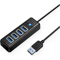 ORICO Nav PW4U-U3 USB-A / 4x USB-A 3.0 - svart